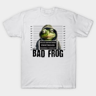 Bad Frog, Kermit mugshot T-Shirt